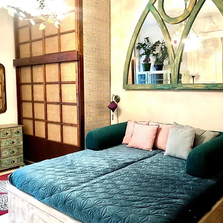 Bohemian Design Flat At Downtown 公寓 *